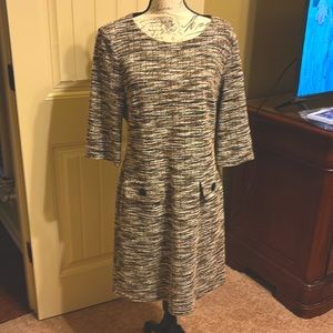 Multi-colored brown Sweater dress, size 10